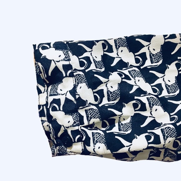 Gap Elephant adorned shirt dress with waist tie - Picture 3 of 4